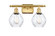 Ballston Two Light Bath Vanity in Satin Gold (405|5162WSGG362)