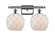 Ballston Two Light Bath Vanity in Polished Chrome (405|5162WPCG1218RW)