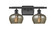 Ballston LED Bath Vanity in Matte Black (405|5162WBKG96LED)