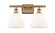 Ballston Two Light Bath Vanity in Brushed Brass (405|5162WBBGBD751)