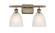 Ballston Two Light Bath Vanity in Antique Brass (405|5162WABG381)