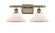 Ballston Two Light Bath Vanity in Antique Brass (405|5162WABG131)