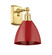 Ballston One Light Wall Sconce in Satin Gold (405|5161WSGMBD75RD)