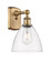 Ballston One Light Wall Sconce in Brushed Brass (405|5161WBBGBD752)