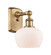 Ballston One Light Wall Sconce in Brushed Brass (405|5161WBBG91)