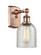 Ballston One Light Wall Sconce in Antique Copper (405|5161WACG259)