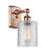 Ballston One Light Wall Sconce in Antique Copper (405|5161WACG112) Ballston One Light Wall Sconce in Antique Copper (405|5161WACG112)