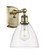 Ballston One Light Wall Sconce in Antique Brass (405|5161WABGBD752)