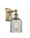 Ballston One Light Wall Sconce in Antique Brass (405|5161WABG257)