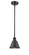Ballston One Light Mini Pendant in Matte Black (405|5161SBKM8)