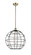 Ballston One Light Mini Pendant in Antique Brass (405|5161SABCE16BK)