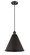 Ballston One Light Mini Pendant in Matte Black (405|5161PBKMBC16BK)