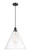 Ballston One Light Pendant in Matte Black (405|5161PBKGBC162)