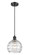 Ballston One Light Mini Pendant in Matte Black (405|5161PBKG12138)