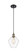 Ballston One Light Mini Pendant in Black Antique Brass (405|5161PBABG6528)