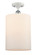 Ballston One Light Semi-Flush Mount in White Polished Chrome (405|5161CWPCG111L)