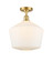 Ballston LED Semi-Flush Mount in Satin Gold (405|5161CSGG65112LED)