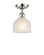 Ballston LED Semi-Flush Mount in Polished Nickel (405|5161CPNG411LED)