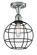 Ballston LED Semi-Flush Mount in Polished Chrome (405|5161CPCCE8BK)