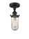 Austere One Light Flush Mount in Oil Rubbed Bronze (405|5161COB232CL)