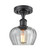 Ballston LED Semi-Flush Mount in Matte Black (405|5161CBKG92LED)