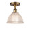Ballston One Light Semi-Flush Mount in Brushed Brass (405|5161CBBG422)