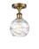 Ballston LED Semi-Flush Mount in Brushed Brass (405|5161CBBG12136LED)