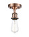 Ballston One Light Semi-Flush Mount in Antique Copper (405|5161CAC)