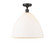 Ballston LED Semi-Flush Mount in Antique Brass (405|5161CABGBD161LED)