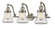 Franklin Restoration Three Light Bath Vanity in Brushed Satin Nickel (405|5153WSNG192)