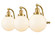 Franklin Restoration LED Bath Vanity in Satin Gold (405|5153WSGG2018LED)
