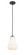 Auralume One Light Mini Pendant in Matte Black (405|4901PBKG5717)