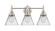 Caden Three Light Bath Vanity in Satin Nickel (405|4473WSNG42)