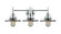 Caden Three Light Bath Vanity in Polished Chrome (405|4473WPCM7PC)