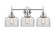 Caden Three Light Bath Vanity in Polished Chrome (405|4473WPCG72)