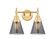 Caden LED Bath Vanity in Satin Gold (405|4472WSGG63LED)