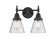 Caden LED Bath Vanity in Matte Black (405|4472WBKG64LED)