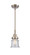 Caden One Light Mini Pendant in Brushed Satin Nickel (405|4471SSNG184S)