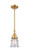 Caden LED Mini Pendant in Satin Gold (405|4471SSGG184SLED)