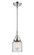 Caden One Light Mini Pendant in Polished Chrome (405|4471SPCG52)