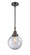 Caden One Light Mini Pendant in Oil Rubbed Bronze (405|4471SOBG2028)