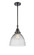 Caden One Light Mini Pendant in Matte Black (405|4471SBKG222)