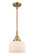 Caden LED Mini Pendant in Brushed Brass (405|4471SBBG71LED)