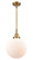 Caden One Light Mini Pendant in Brushed Brass (405|4471SBBG20110)