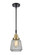 Caden LED Mini Pendant in Black Antique Brass (405|4471SBABG142LED)