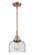 Caden LED Mini Pendant in Antique Copper (405|4471SACG74LED)