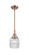 Caden LED Mini Pendant in Antique Copper (405|4471SACG302LED)