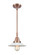 Caden LED Mini Pendant in Antique Copper (405|4471SACG1LED)