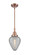 Caden LED Mini Pendant in Antique Copper (405|4471SACG165LED)