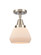 Caden One Light Semi-Flush Mount in Brushed Satin Nickel (405|4471CSNG171)